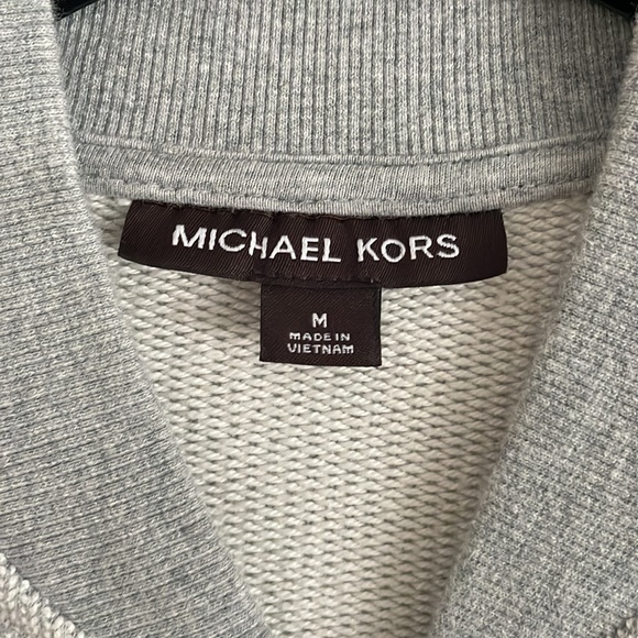 Light gray men zip up sweater only used ones size medium - Picture 3 of 6